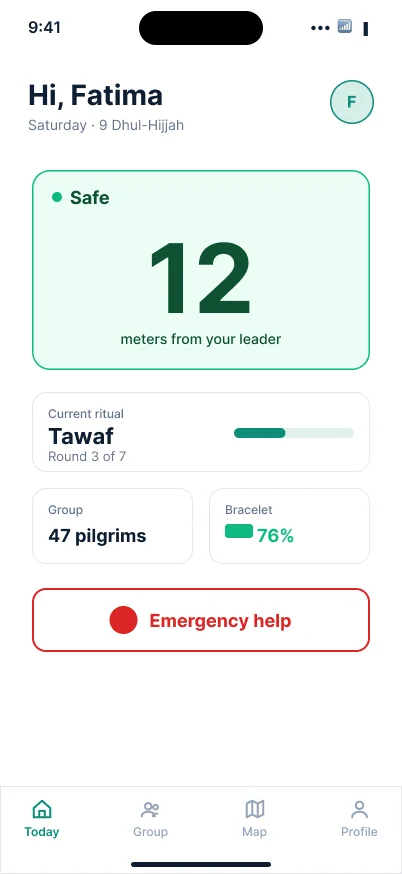 الحاج اليوم · آمن